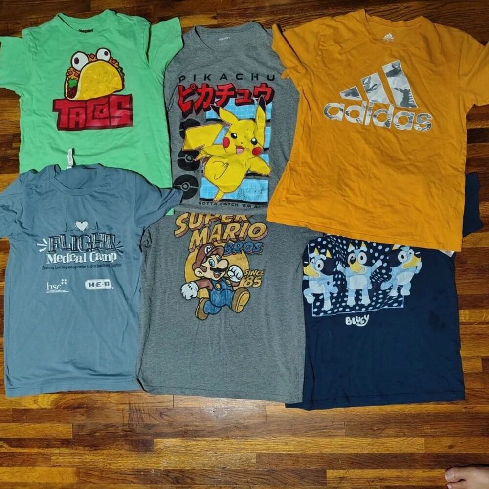Bundle of 8 shirts for boys